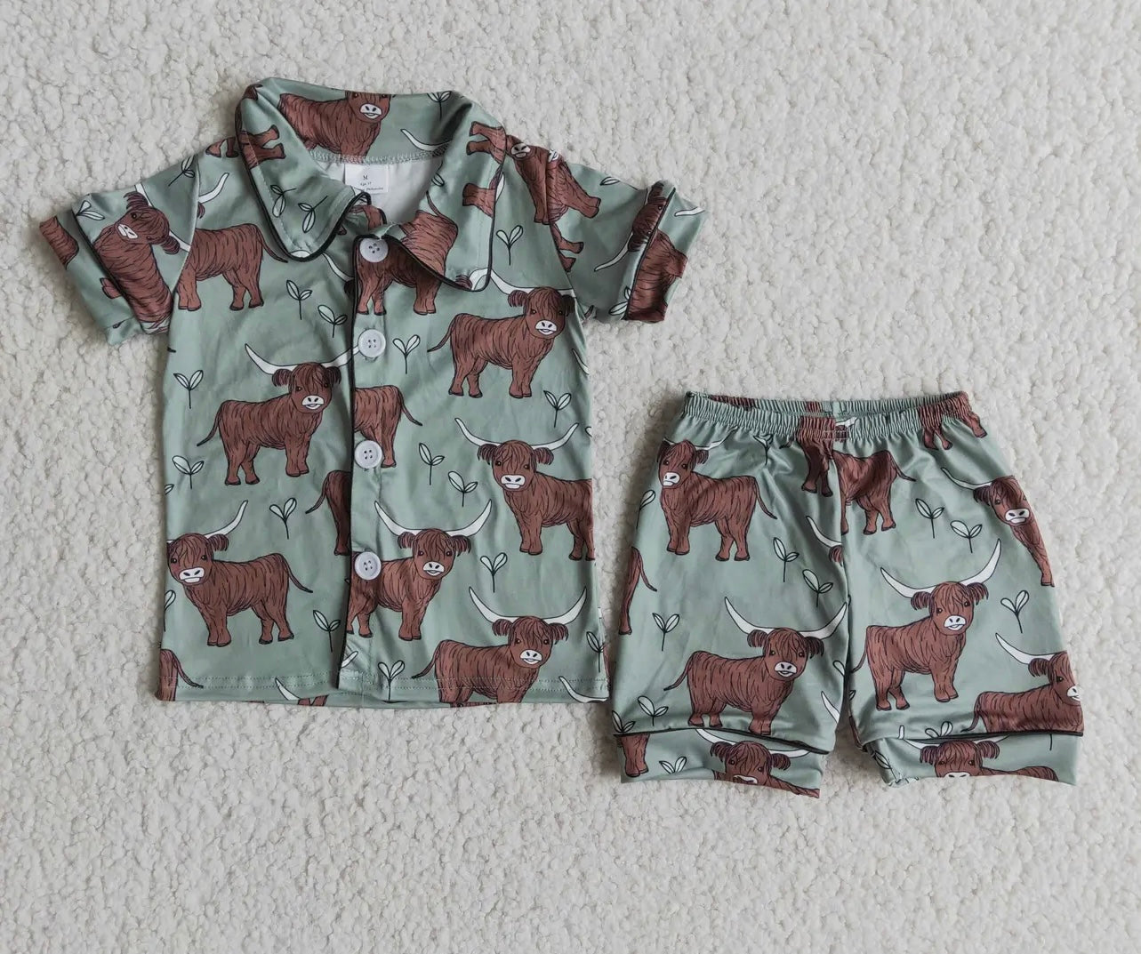 PREORDER: Cow Pajama Set