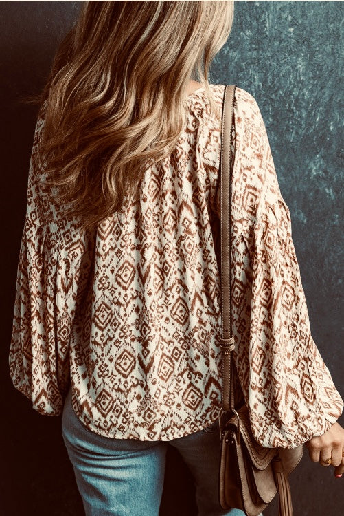 Gone Wild Aztec Top