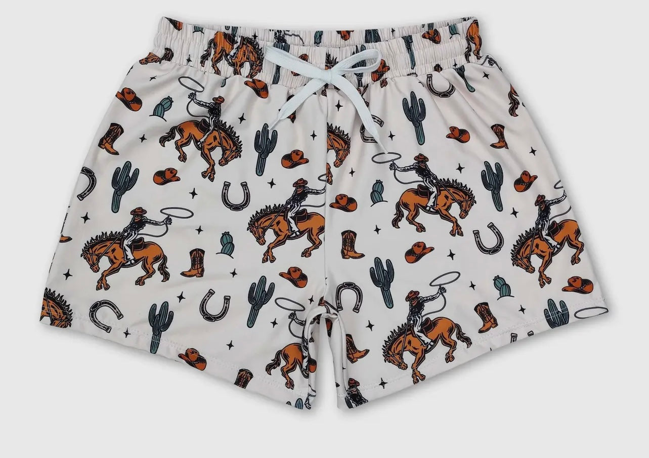 Cowboy Up Swim Trunks