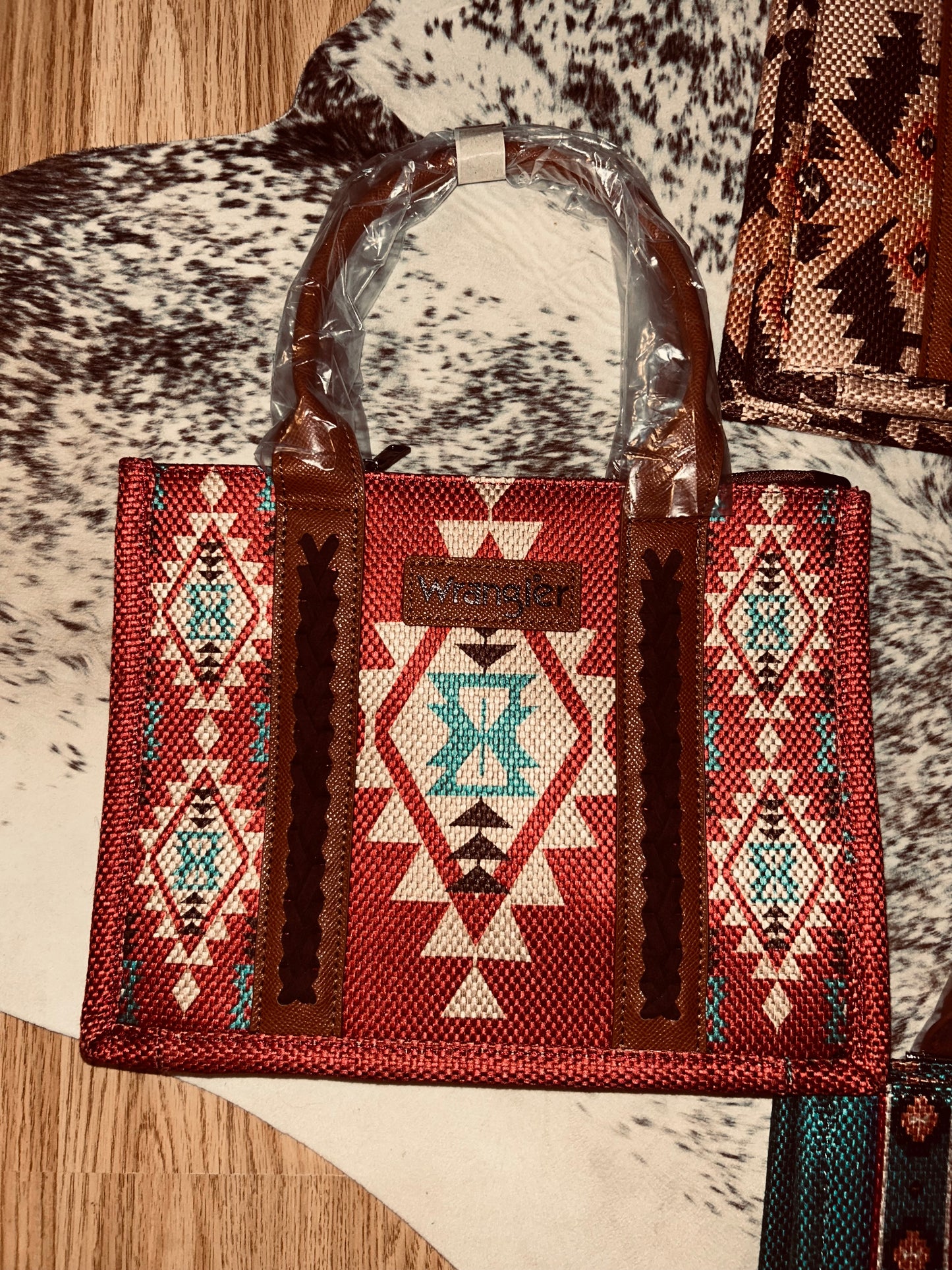 Red Aztec Wrangler Purse