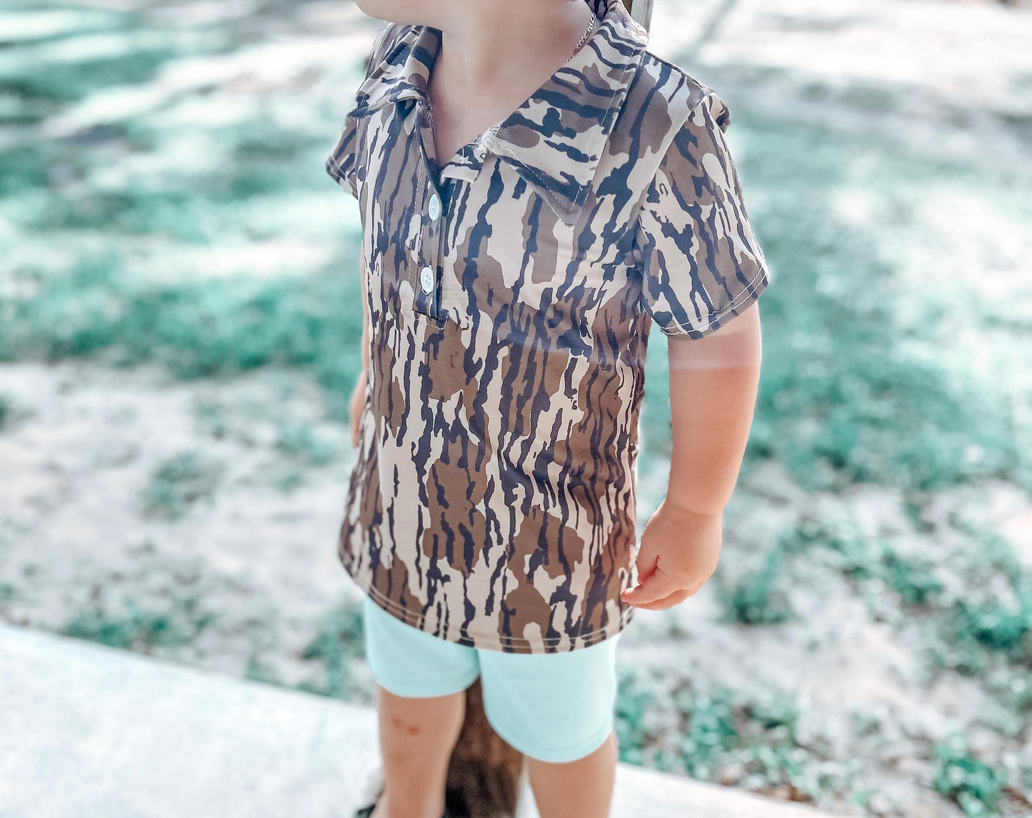 Bottomland Camo Polo
