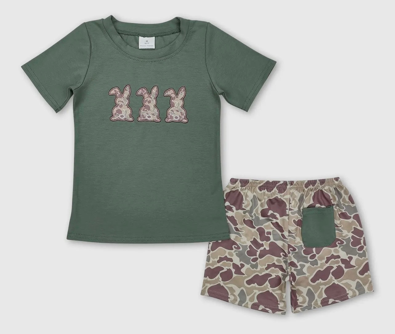 Easter Camo Bunny Two Piece Set