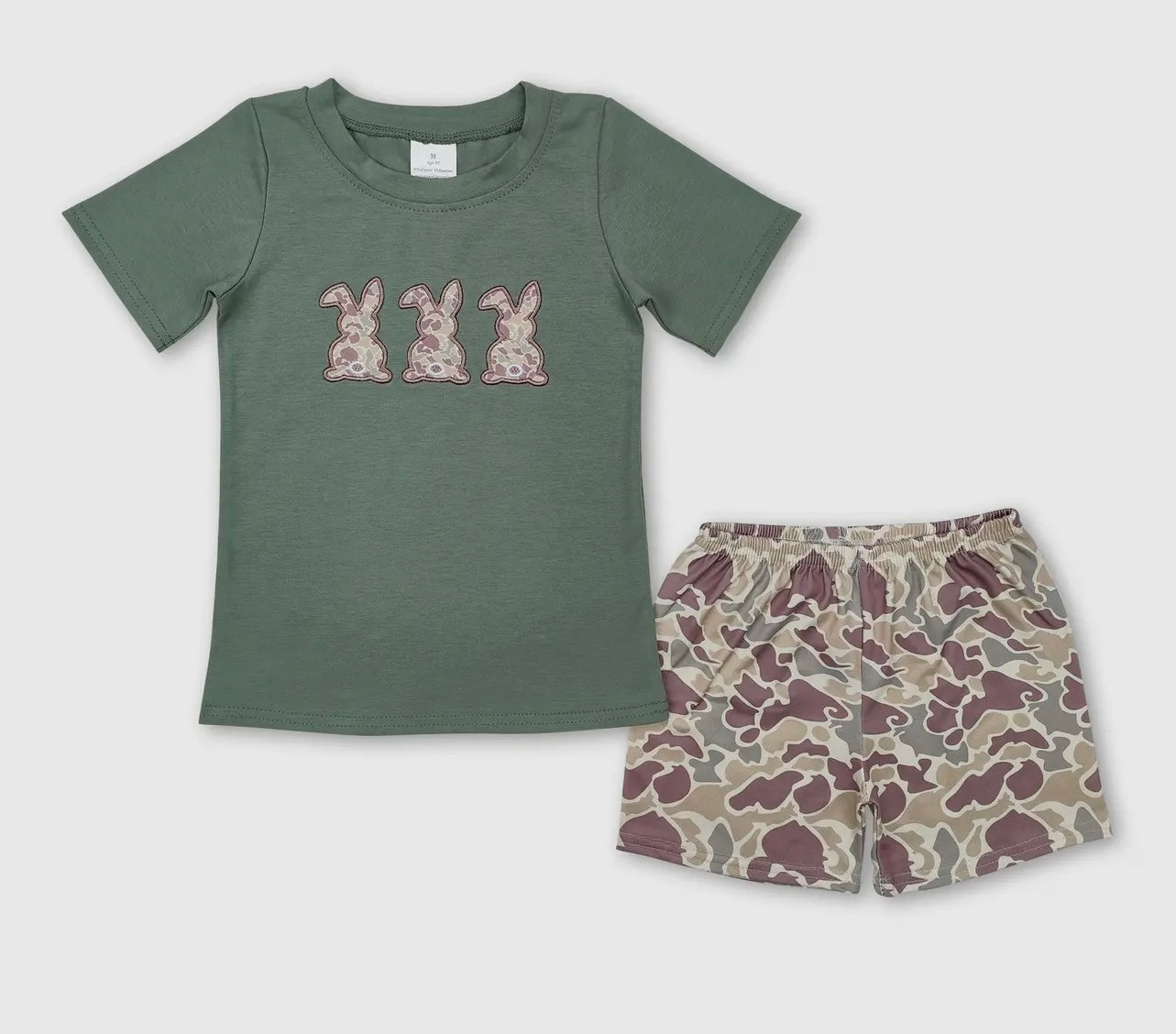 Easter Camo Bunny Two Piece Set