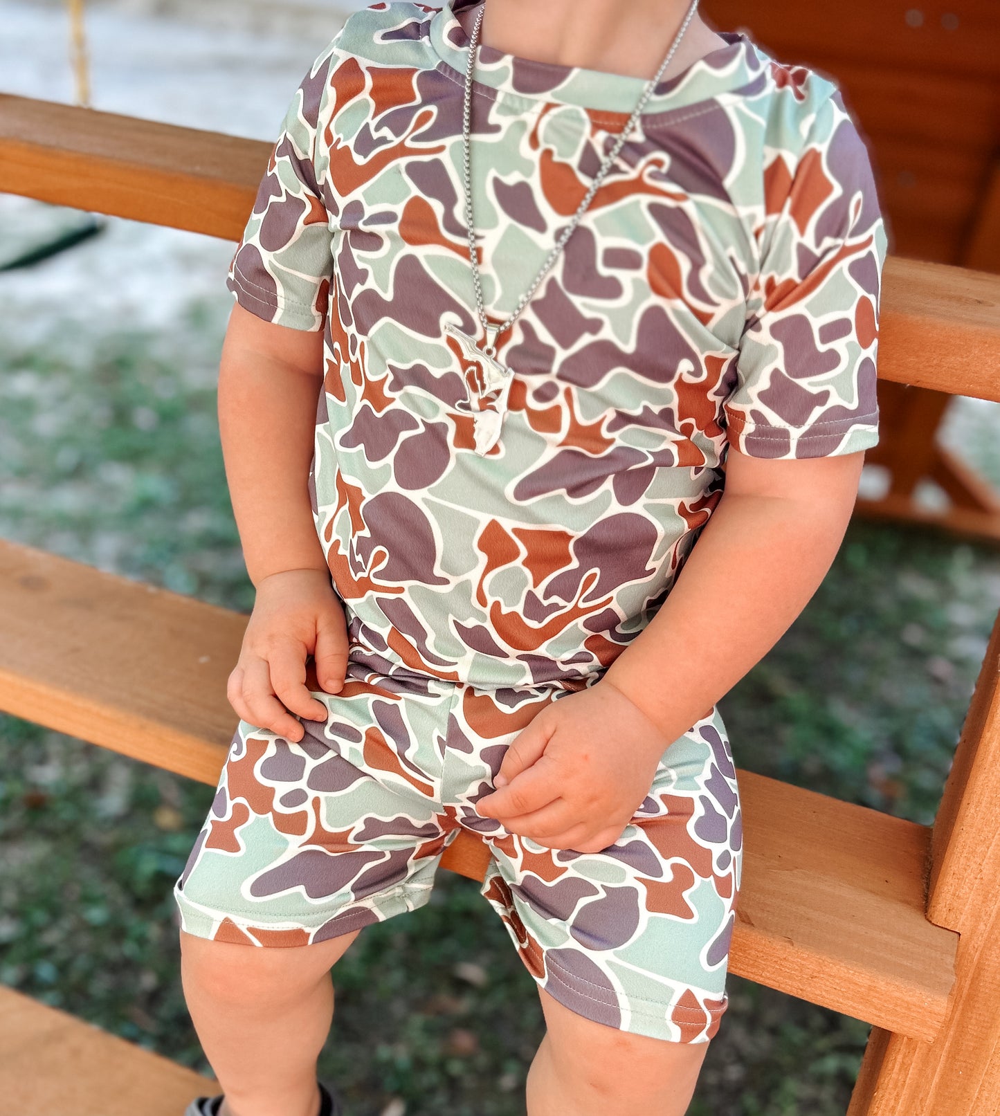 Old school Camo Shorts set