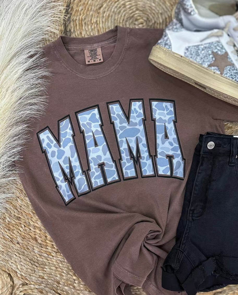 Camo Mama Comfort Colors Tee