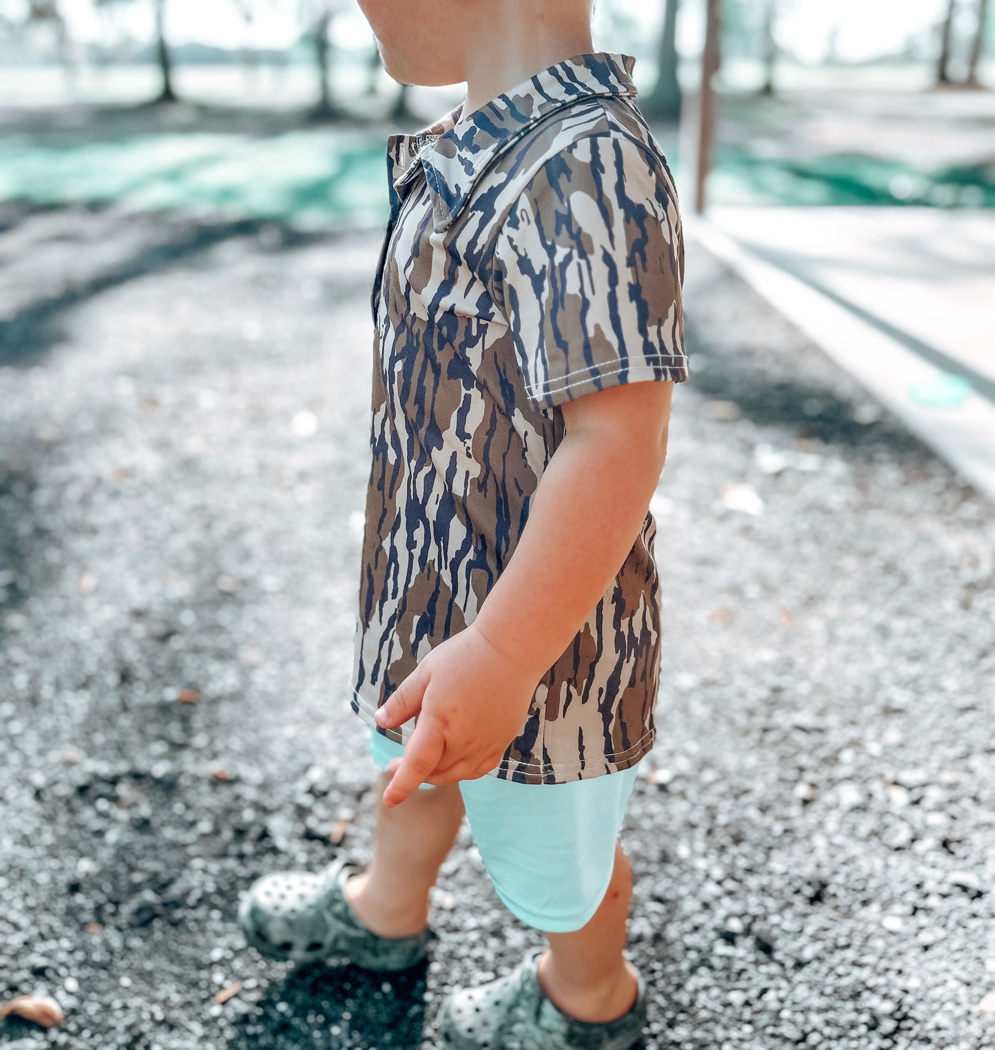 Bottomland Camo Polo