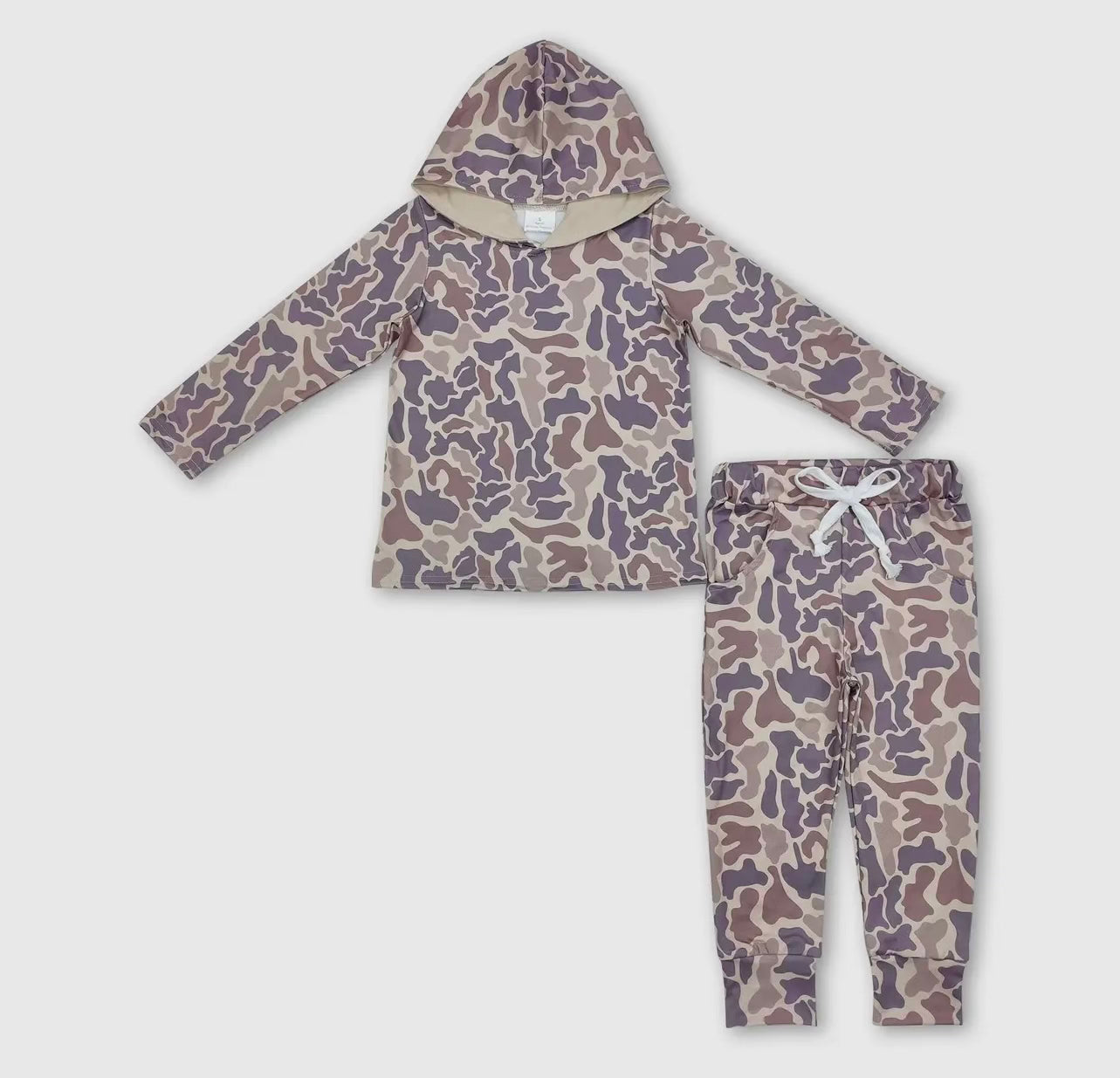 Khaki Camo Jogger Set