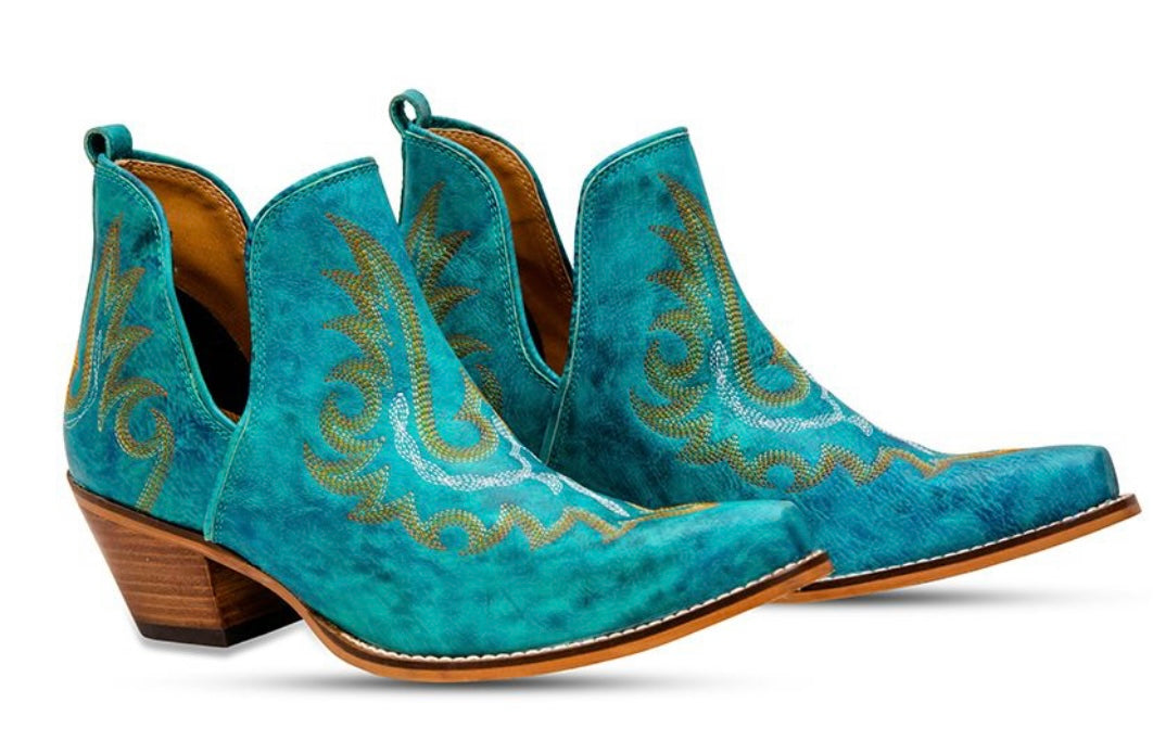 Westerly Teal Myra Booties