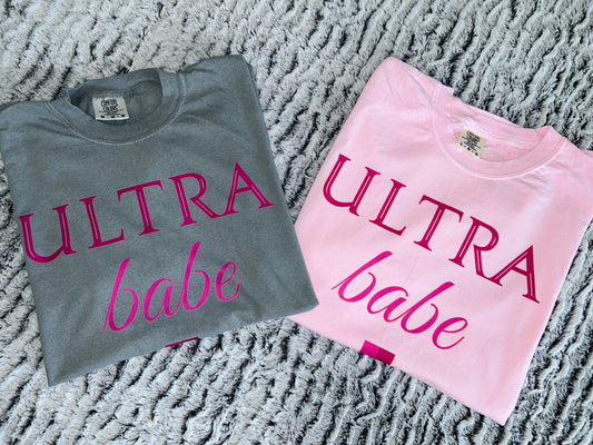 Smoke Grey Ultra Babe Tee