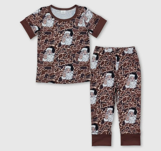 Camo Santa Pj Set