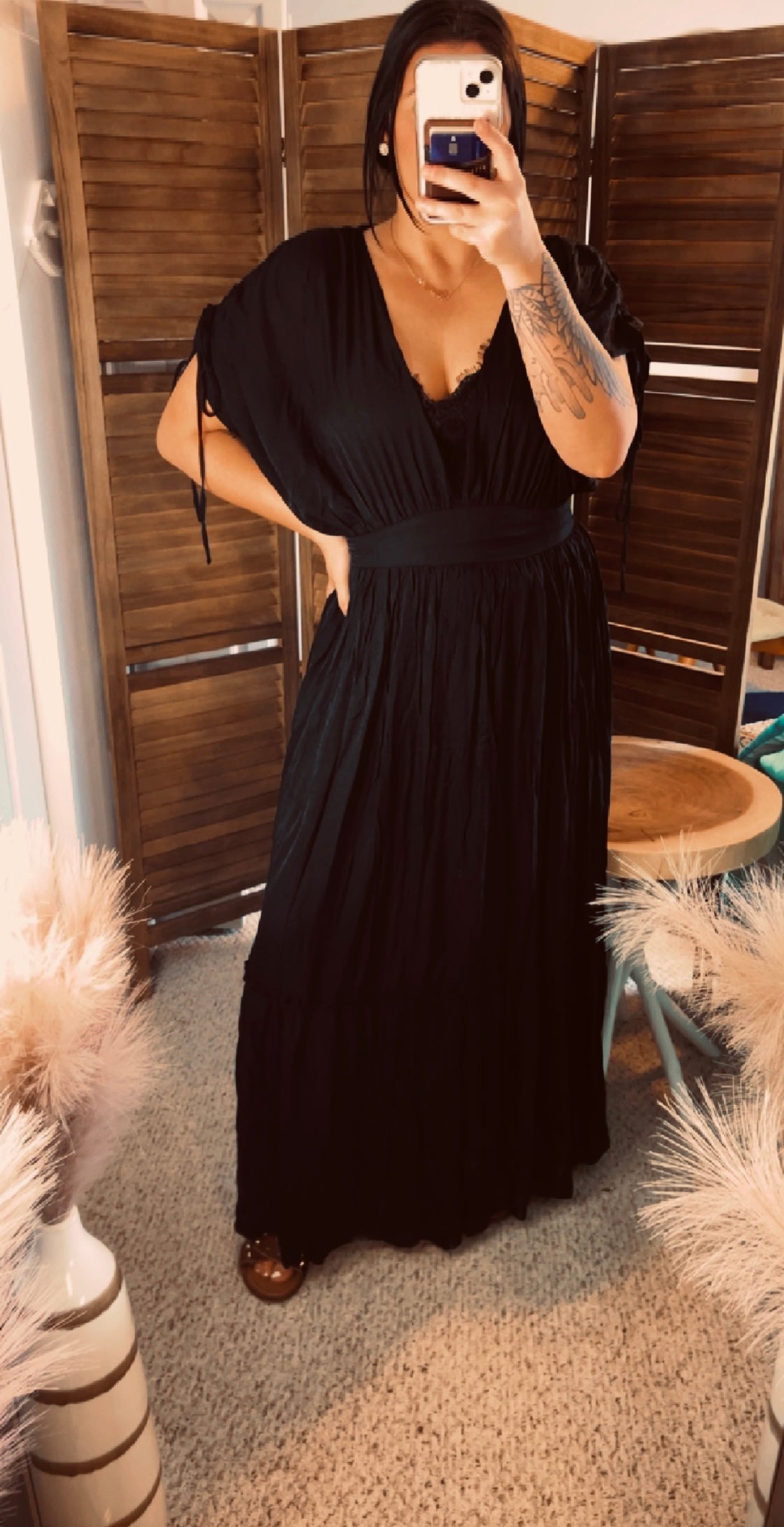 Showstopper Black Maxi Dress