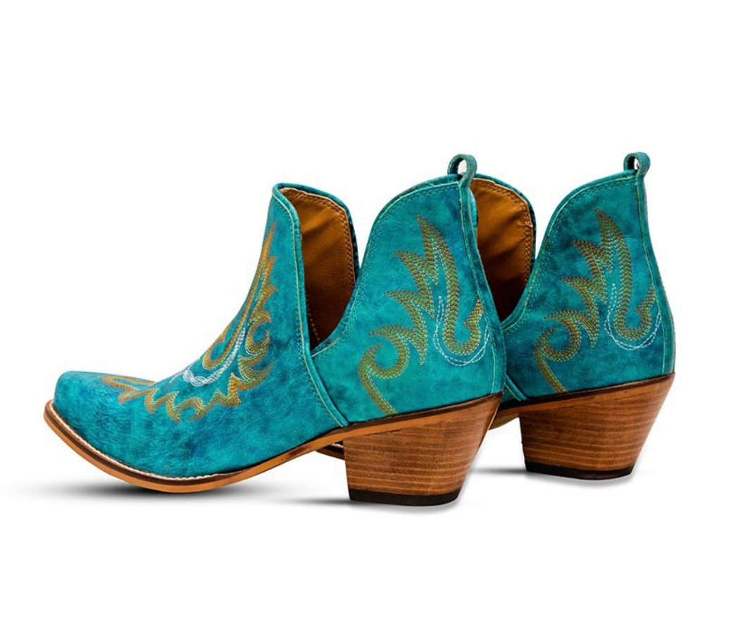 Westerly Teal Myra Booties