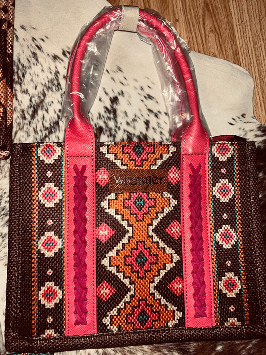 Pink Aztec Wrangler Purse